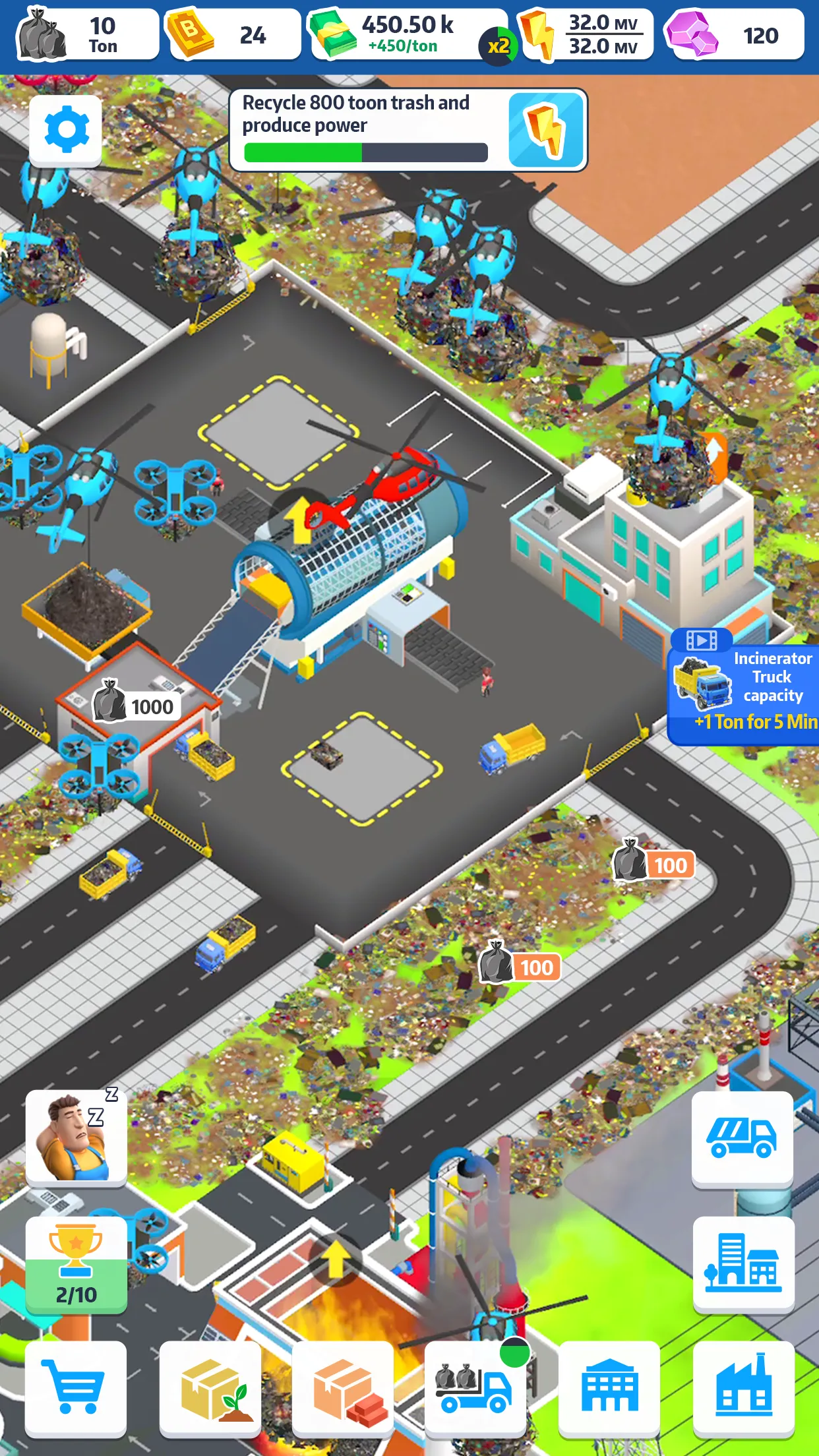 Trash Tycoon Idle business | Indus Appstore | Screenshot