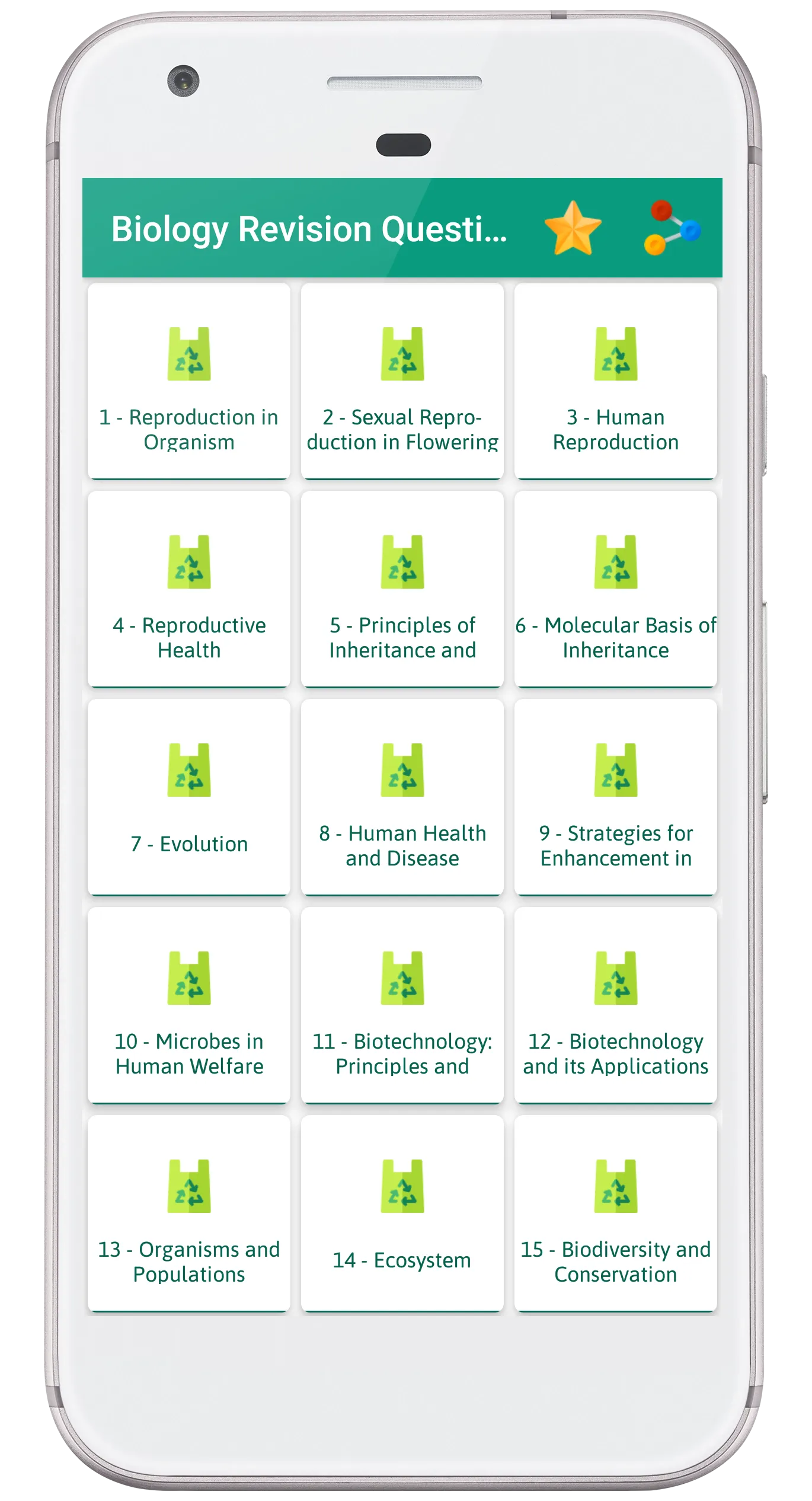 Class 12 Biology Solution | Indus Appstore | Screenshot