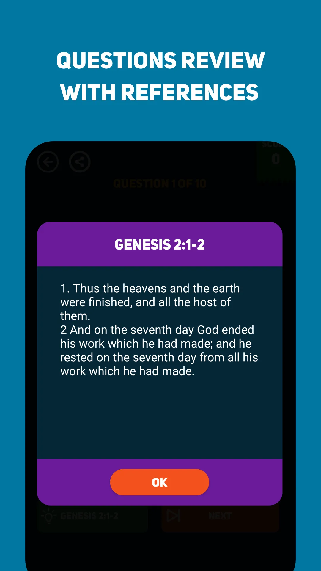 Bible Quiz | Indus Appstore | Screenshot