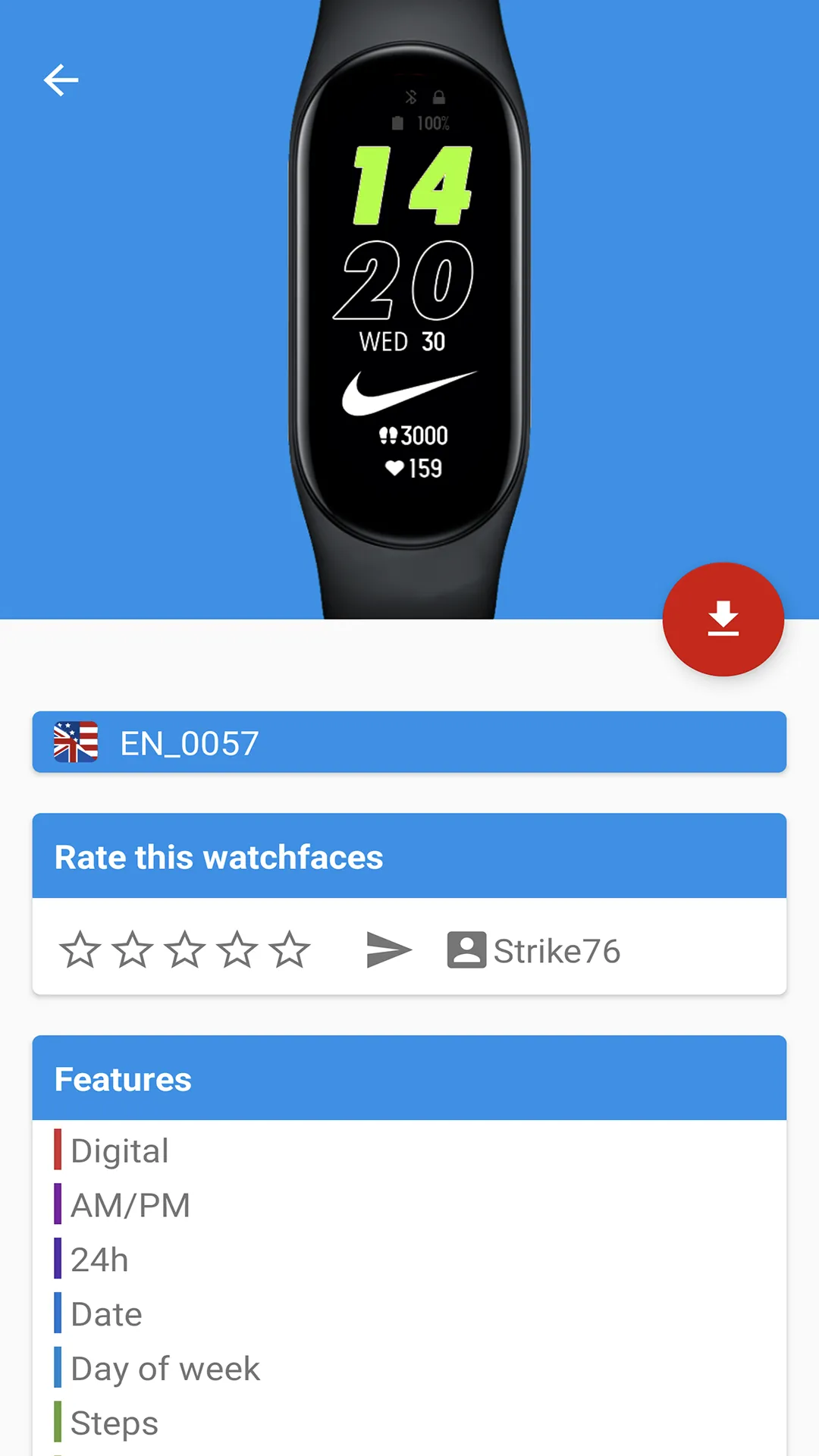 Mi Band 7 Watchfaces | Indus Appstore | Screenshot