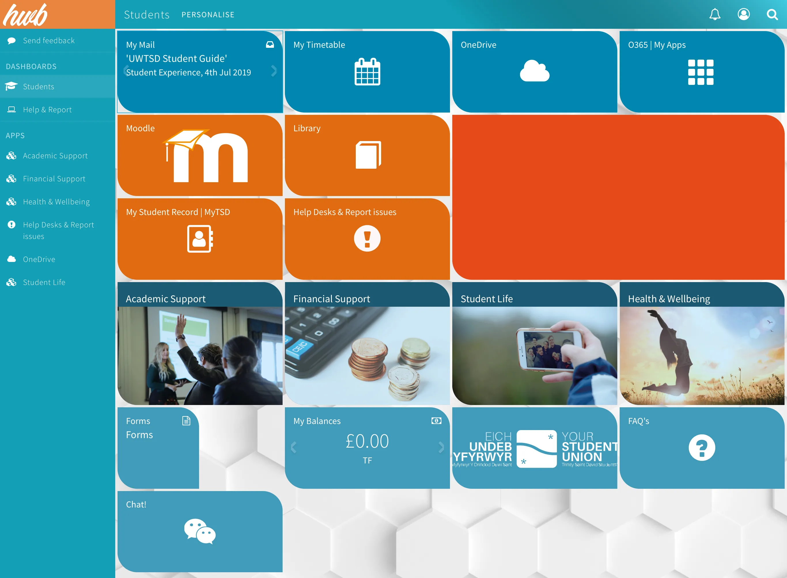 UWTSD Hwb | Indus Appstore | Screenshot