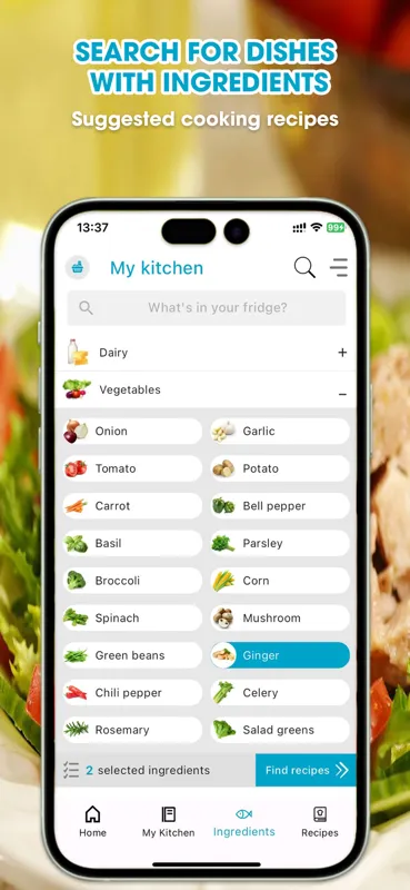 My Kitchen: Food Ingredients | Indus Appstore | Screenshot