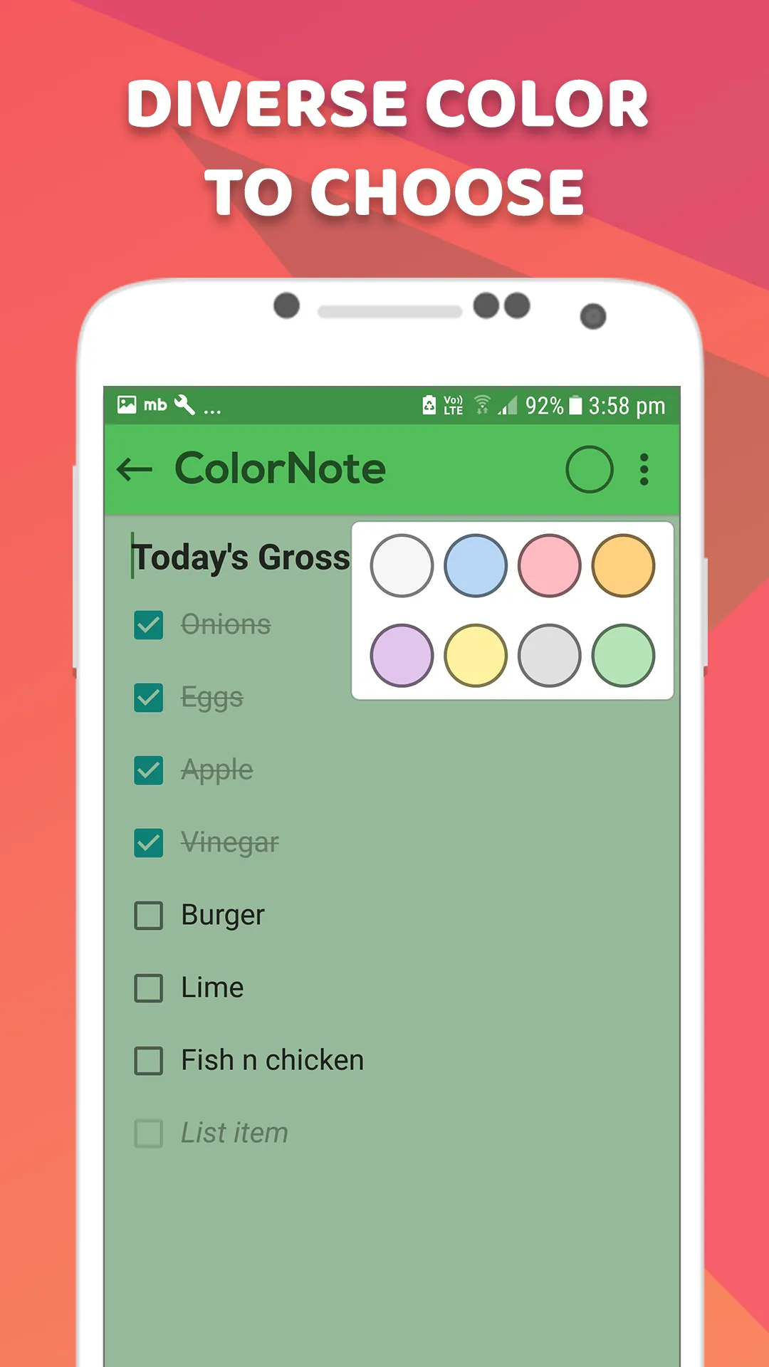 Color Notes | Indus Appstore | Screenshot