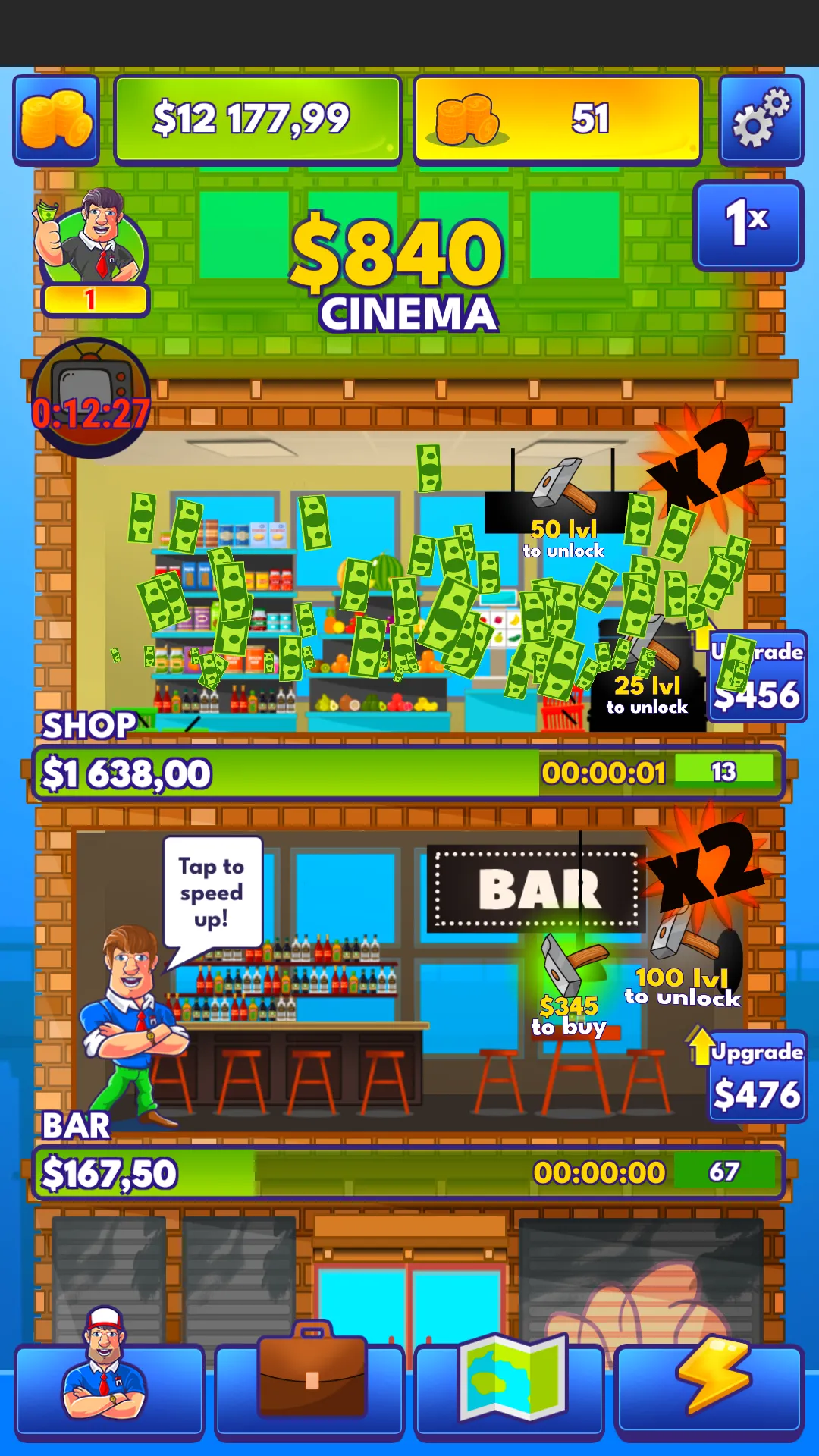 Big Money: Idle Clicker Game | Indus Appstore | Screenshot