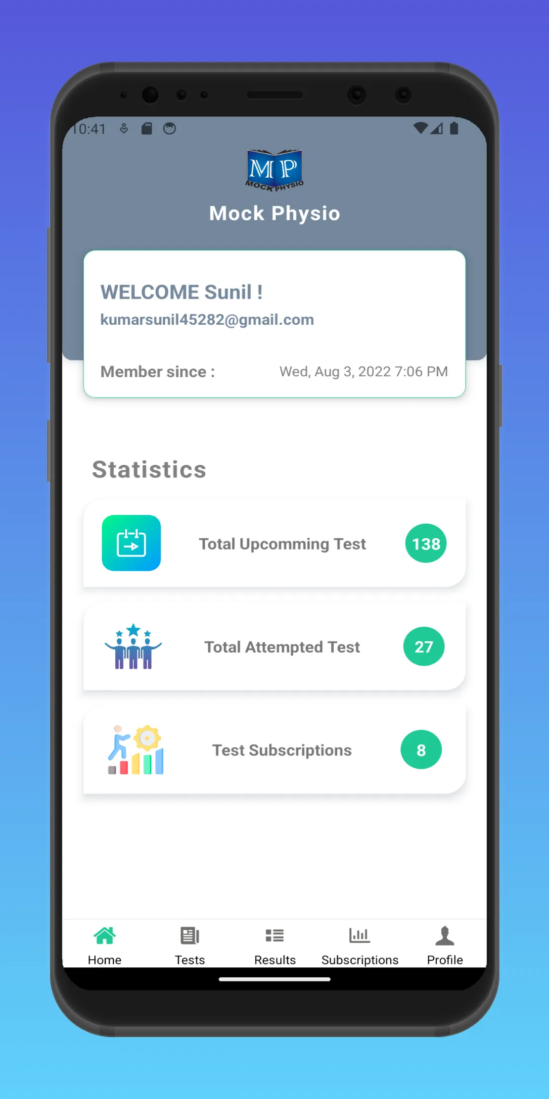 MockPhysio | Indus Appstore | Screenshot