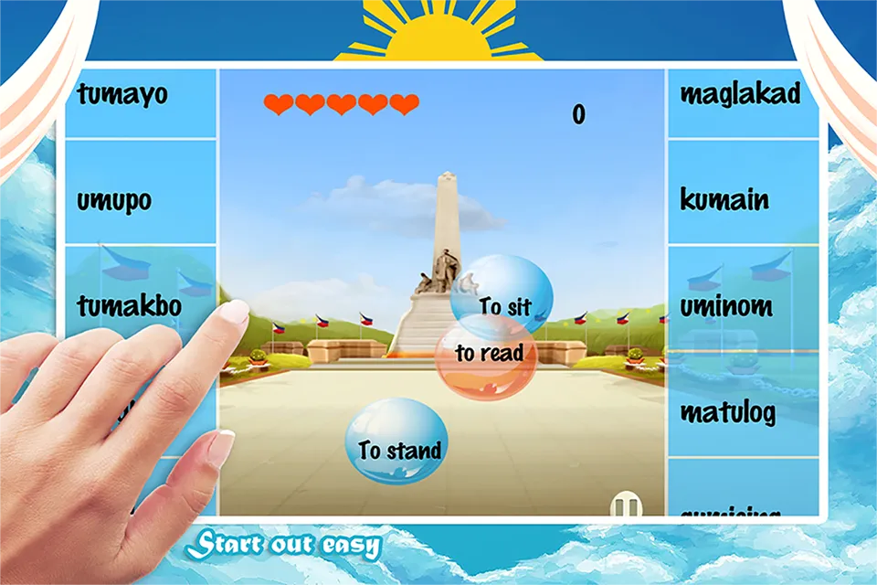 Learn Tagalog Bubble Bath Game | Indus Appstore | Screenshot