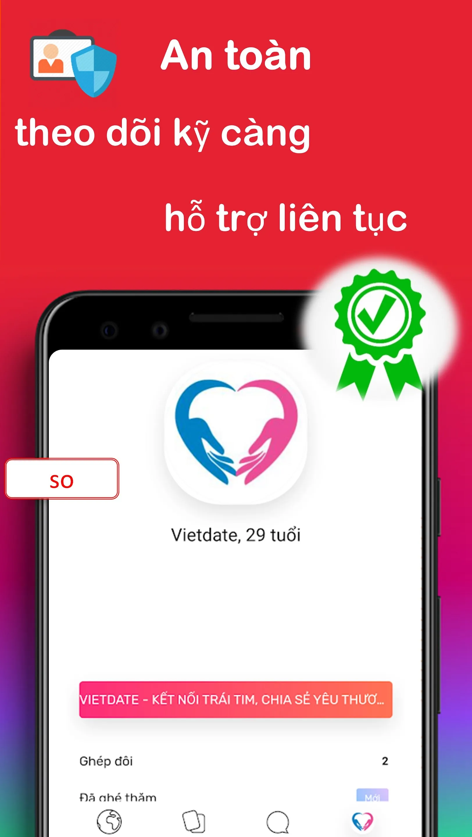 Vietdate - Hẹn hò online | Indus Appstore | Screenshot