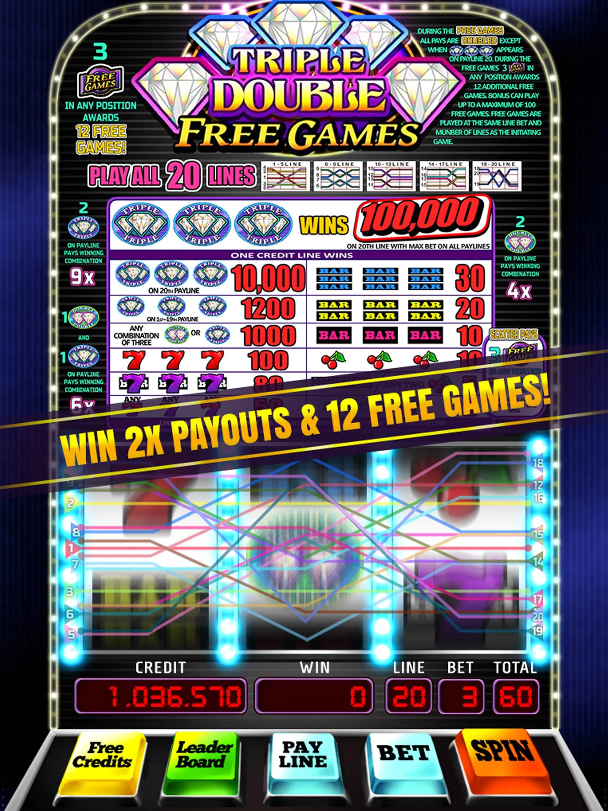 Triple Double FG Slots | Indus Appstore | Screenshot