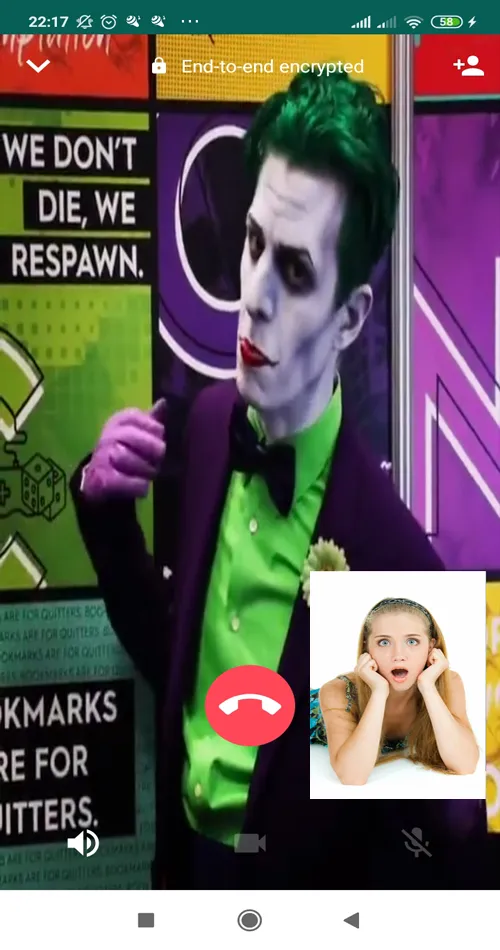 Joker Prank Fake Video Cal | Indus Appstore | Screenshot