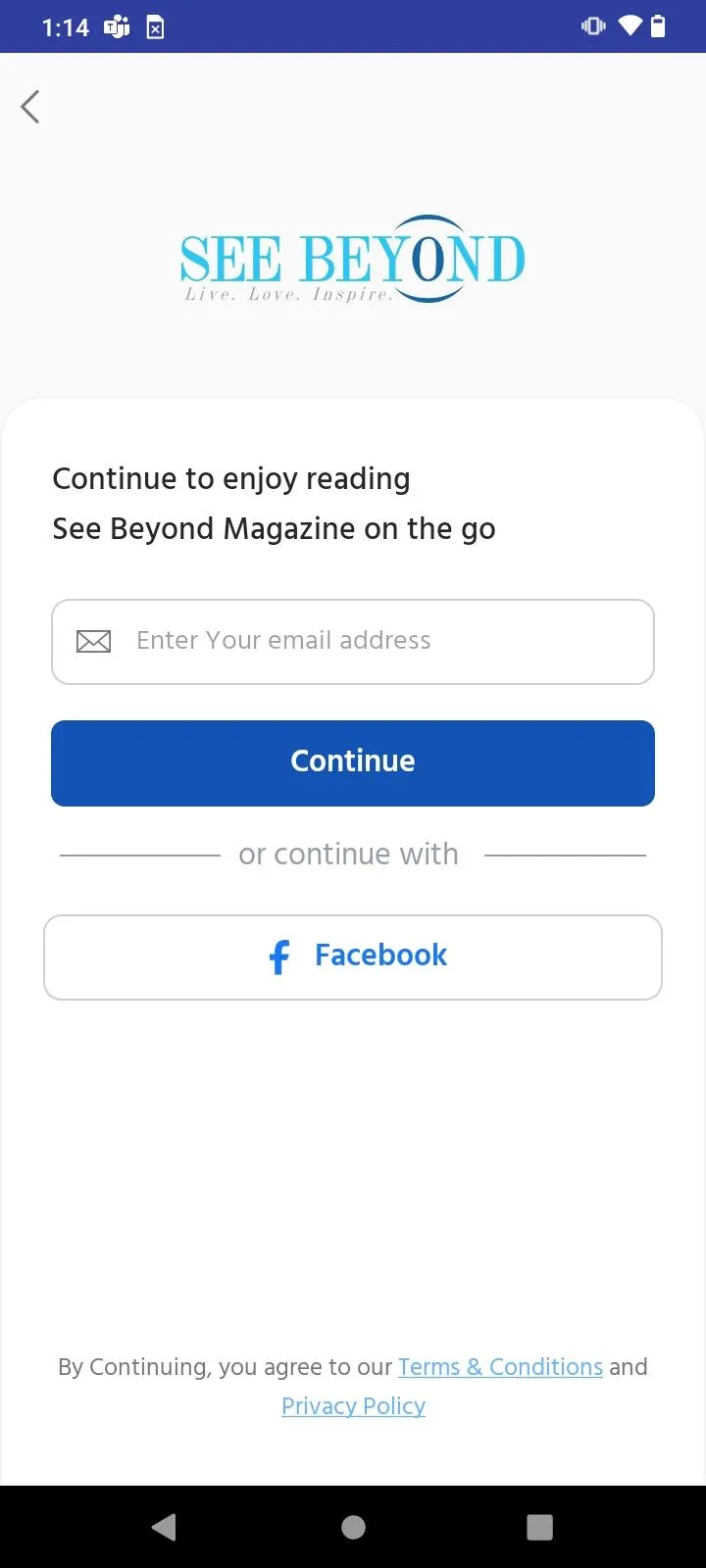 See Beyond Magazine | Indus Appstore | Screenshot