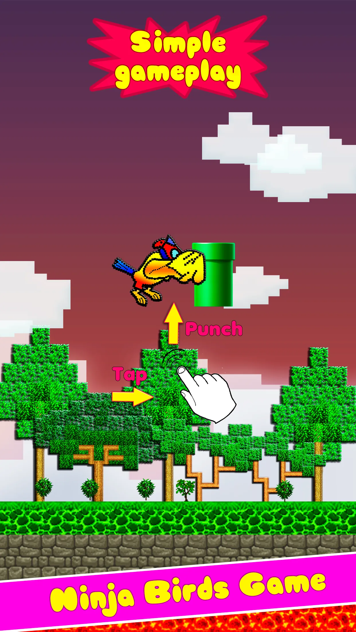 Ninja Birds: Ninja Games | Indus Appstore | Screenshot