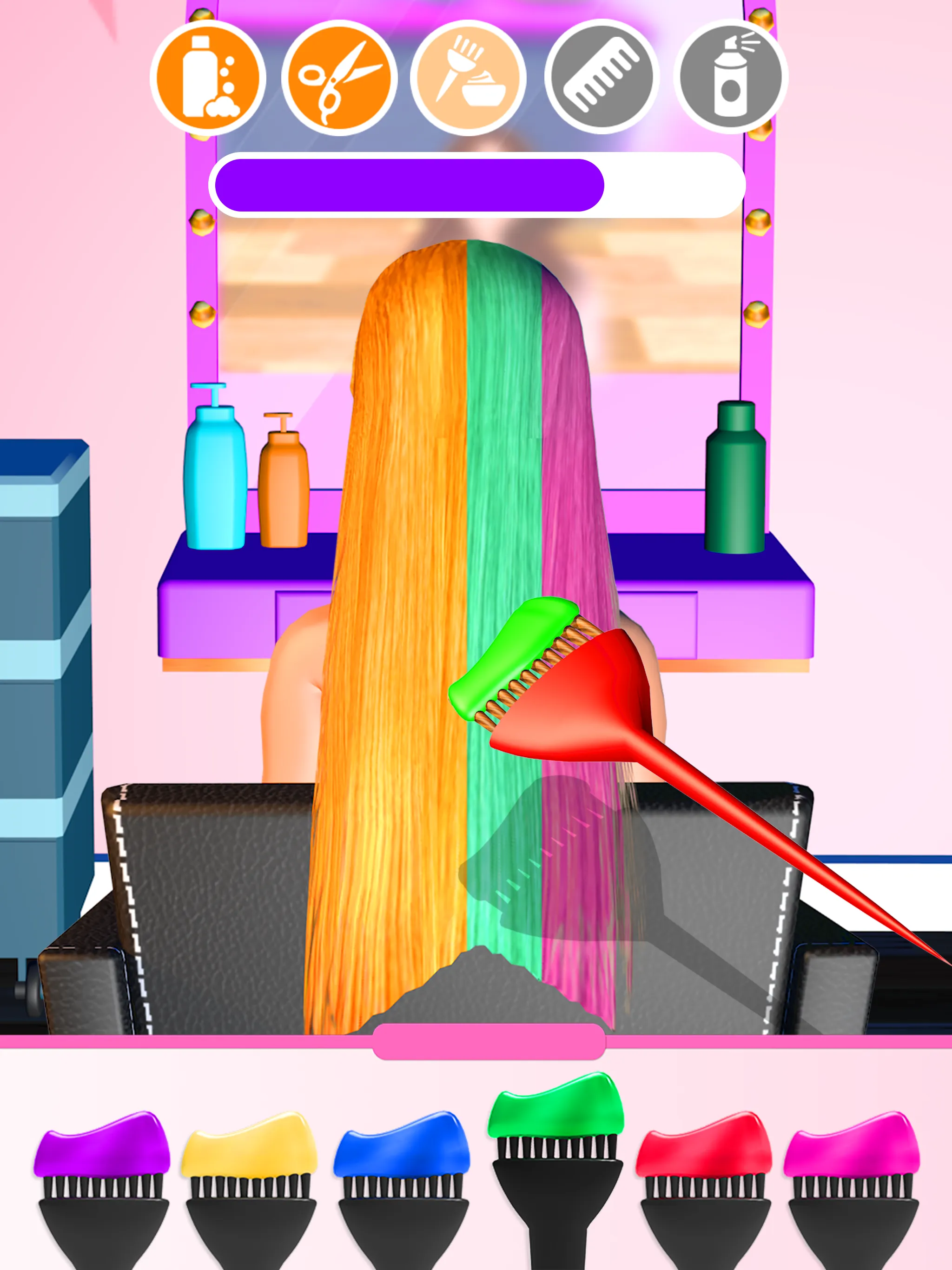 Hair Salon Makeover Girl Games | Indus Appstore | Screenshot