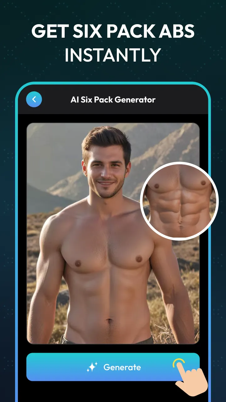 AI Six Packs Abs Photo Editor | Indus Appstore | Screenshot