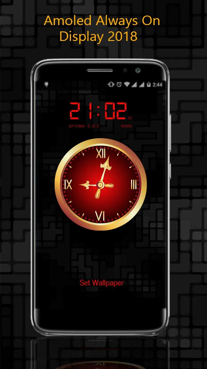 Always on display clock widget | Indus Appstore | Screenshot