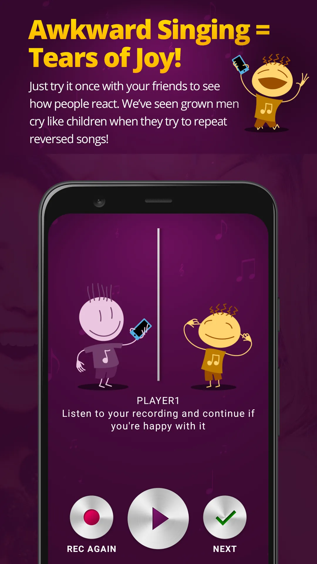 inReverse - Backwards Karaoke | Indus Appstore | Screenshot