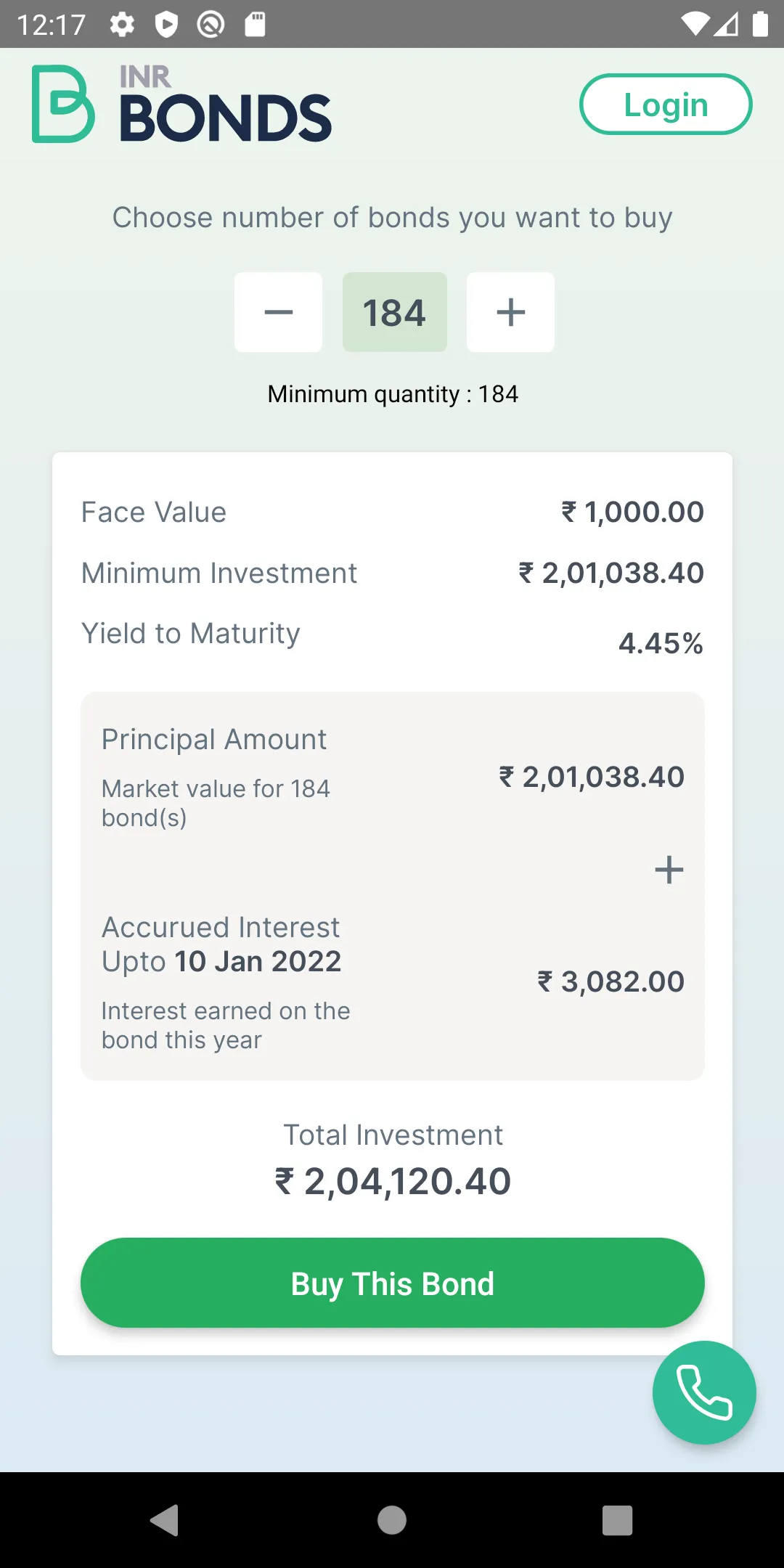 QuickInvest by INRBonds | Indus Appstore | Screenshot