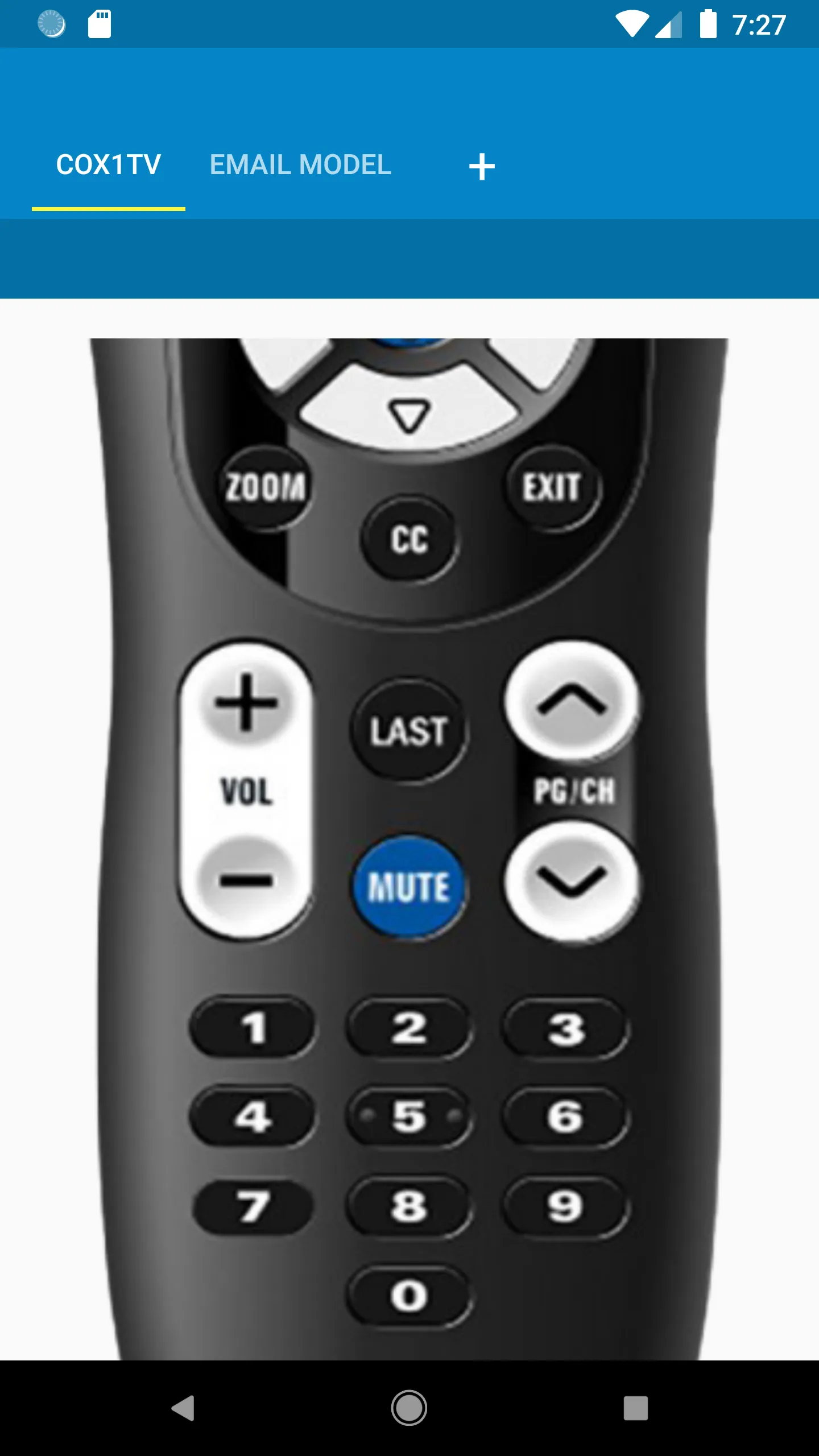 Cox TV Remote Control | Indus Appstore | Screenshot