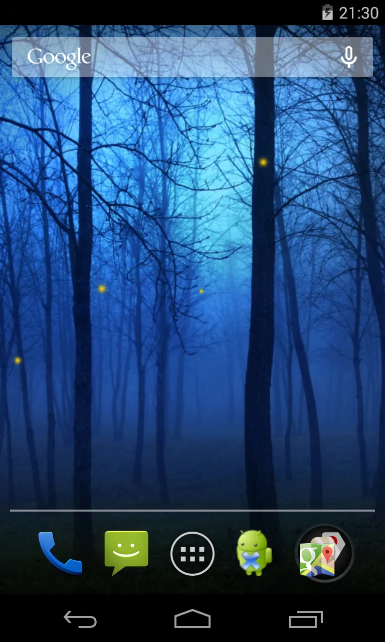 Fireflies Live Wallpaper | Indus Appstore | Screenshot