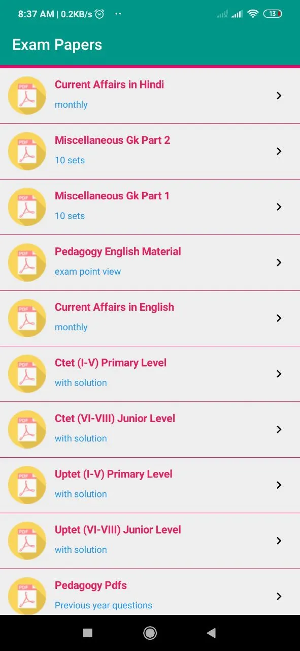 Ctet Test Exam Preparation | Indus Appstore | Screenshot