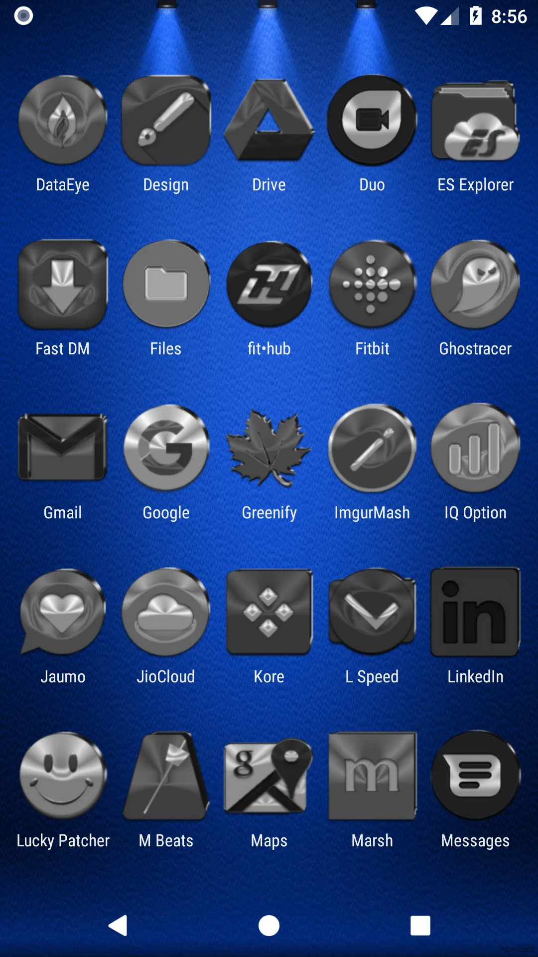 Black, Silver & Grey Icon Pack | Indus Appstore | Screenshot