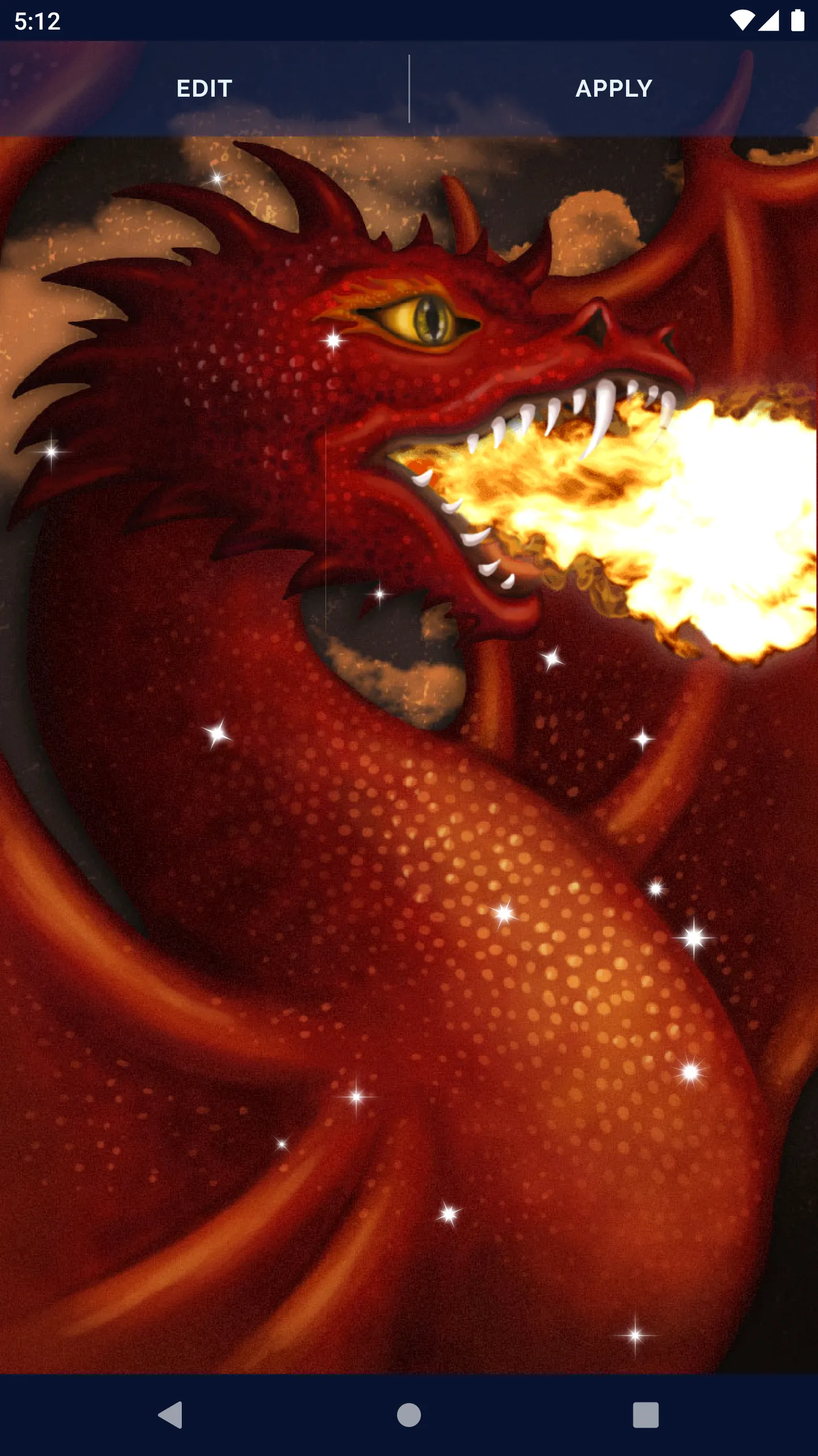 Dragon Fire Live Wallpaper | Indus Appstore | Screenshot