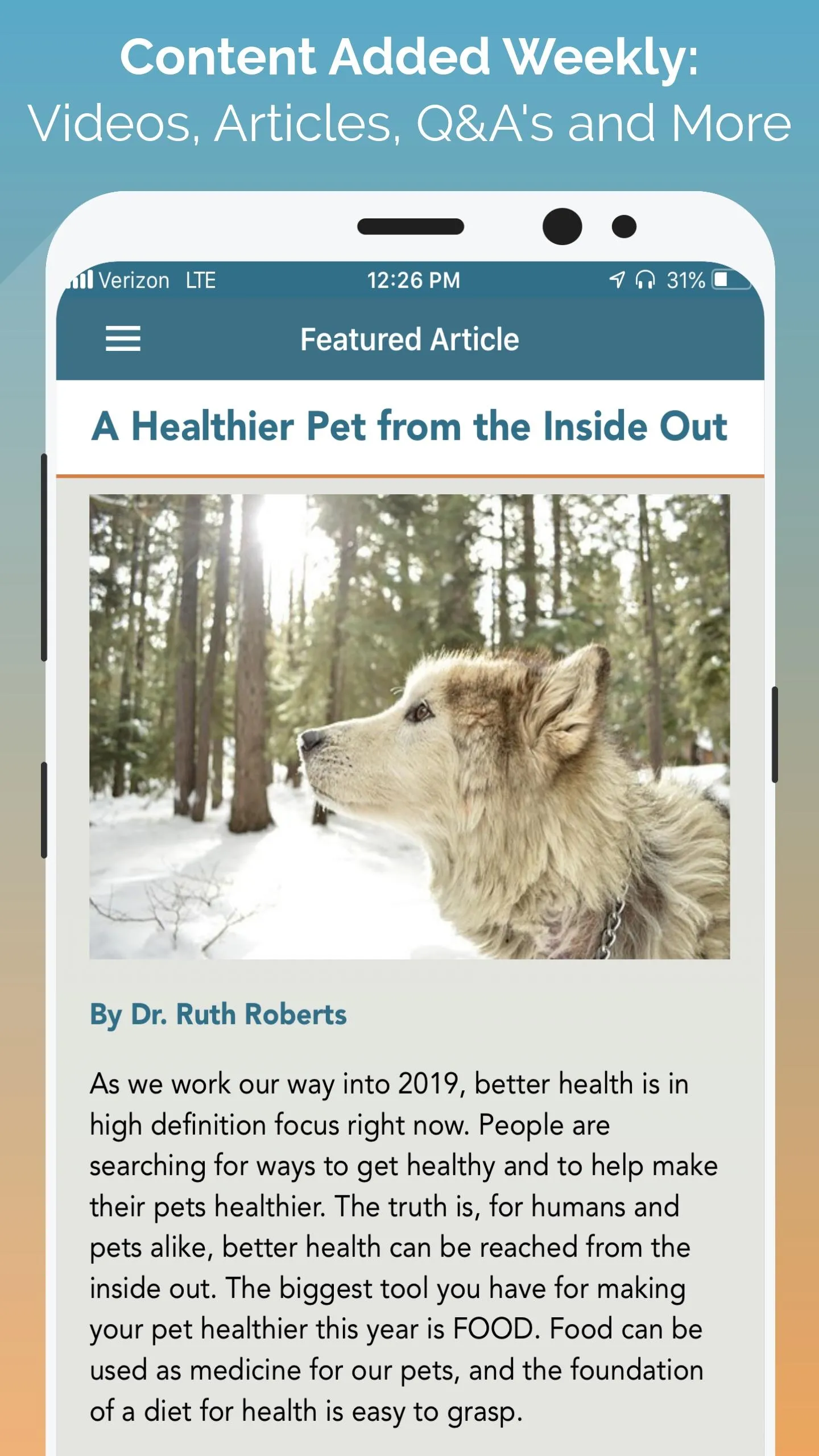 iPet's Ally Holistic Pet Care  | Indus Appstore | Screenshot