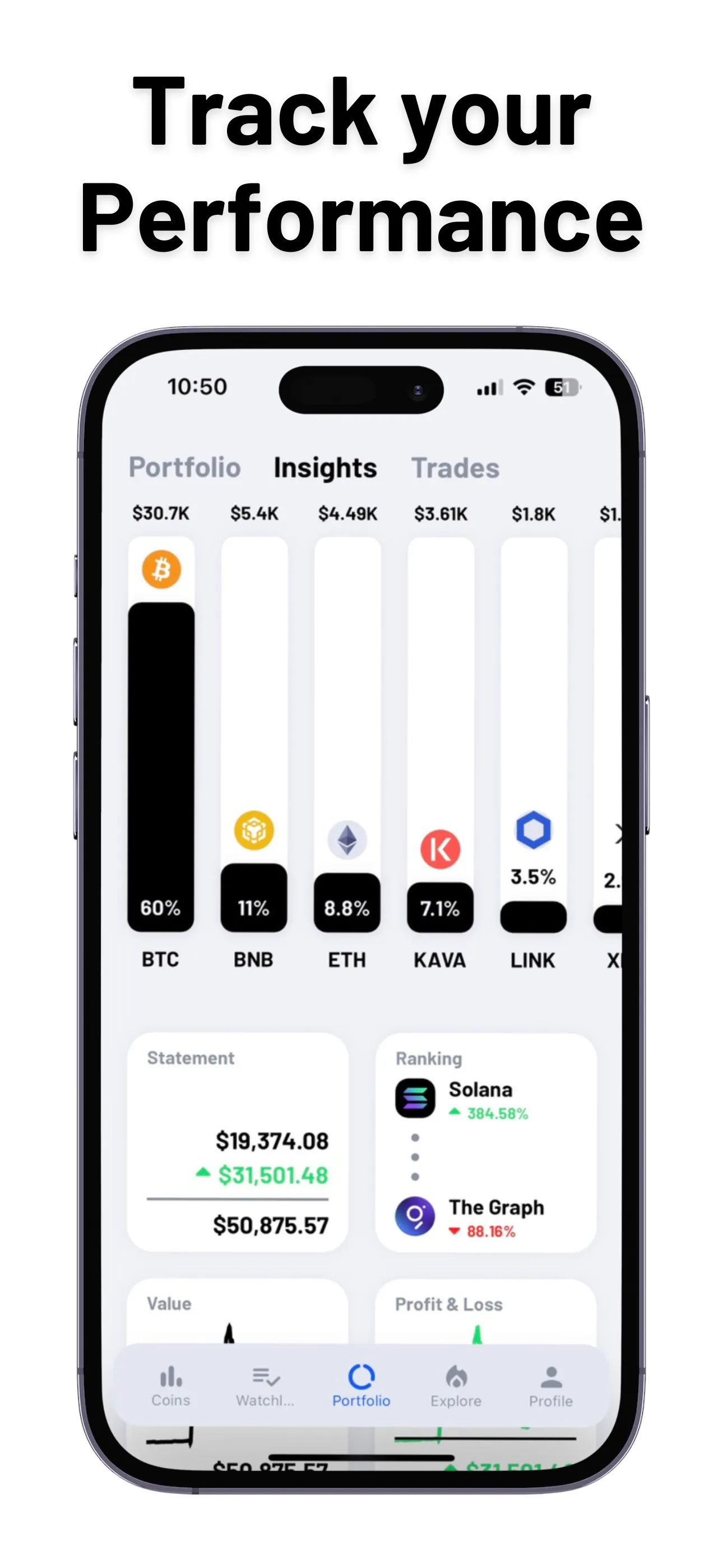 Coin Portfolio: Crypto Tracker | Indus Appstore | Screenshot