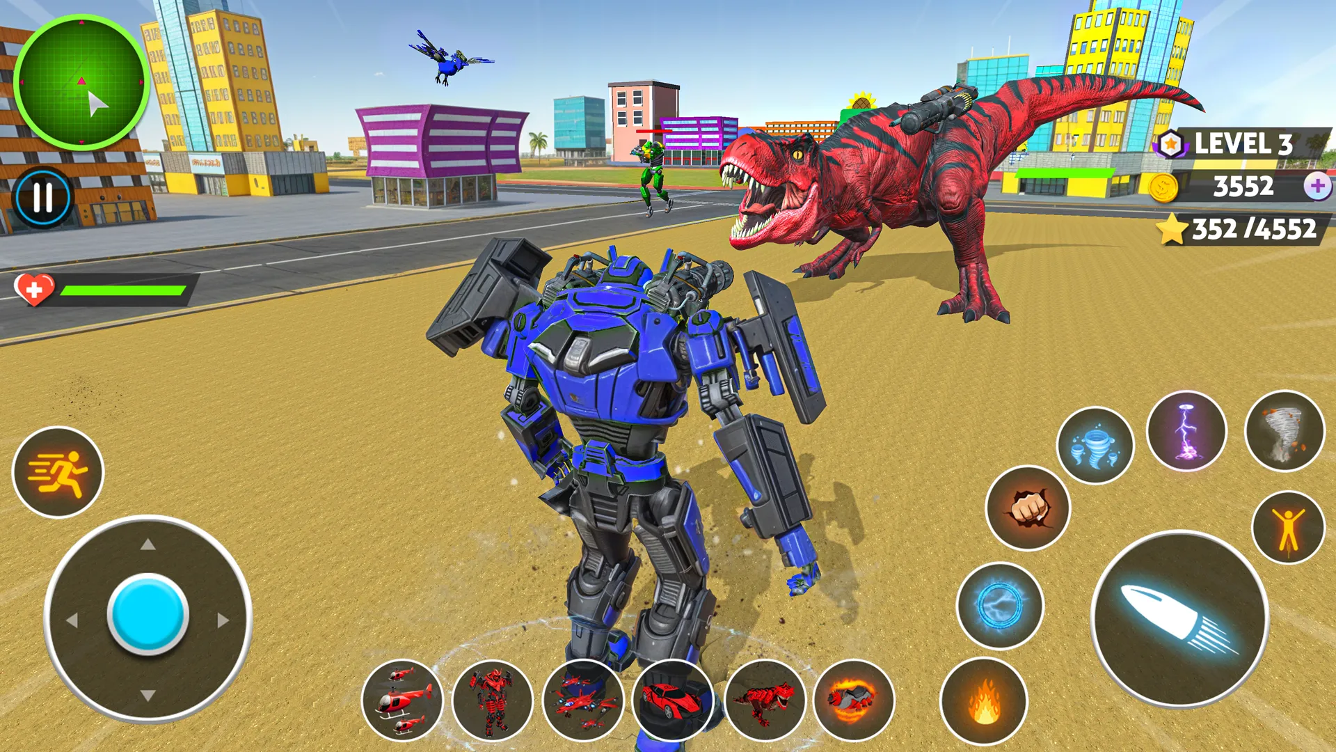 Dino Transform Robot Games | Indus Appstore | Screenshot