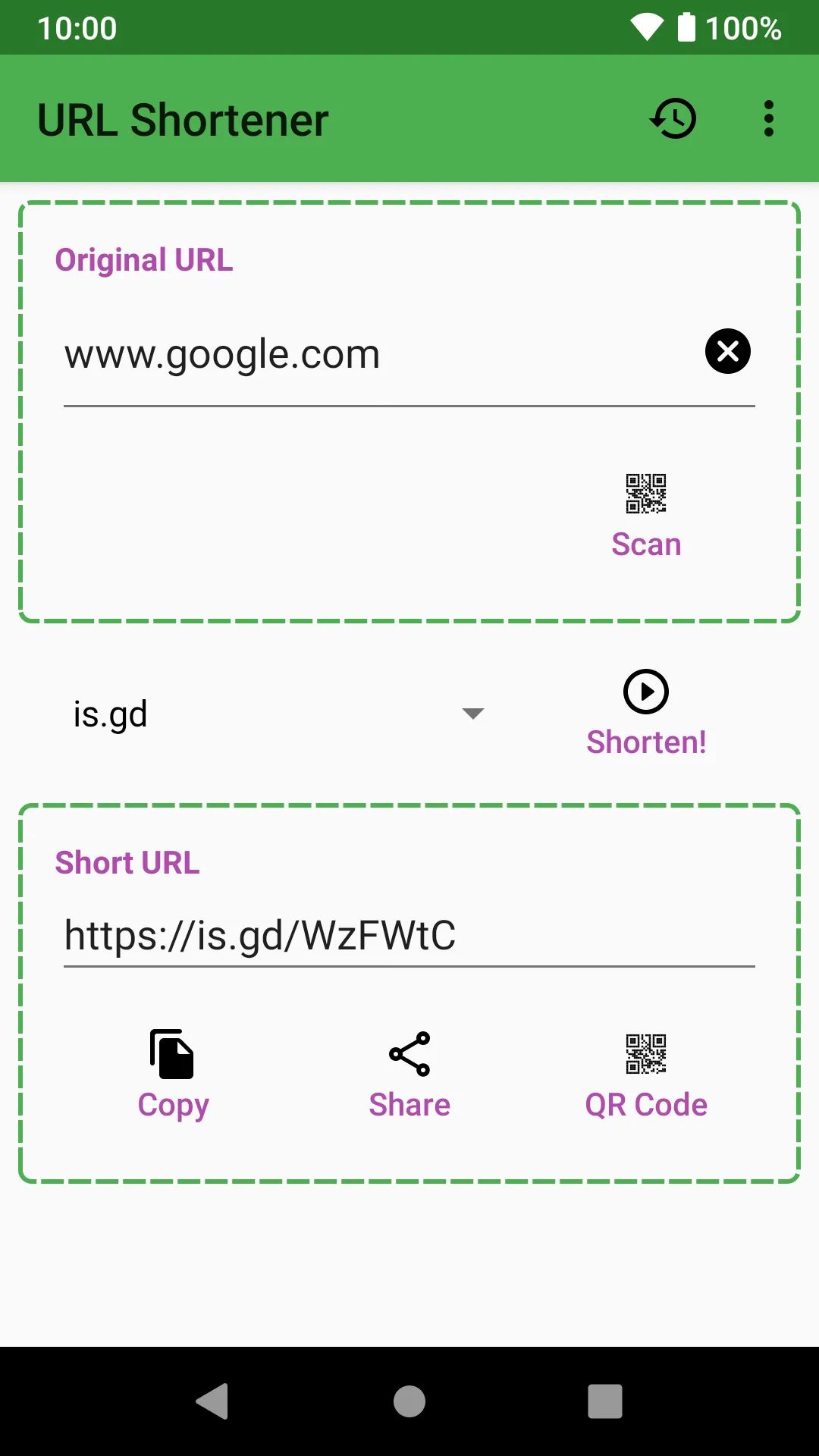 URL Shortener | Indus Appstore | Screenshot