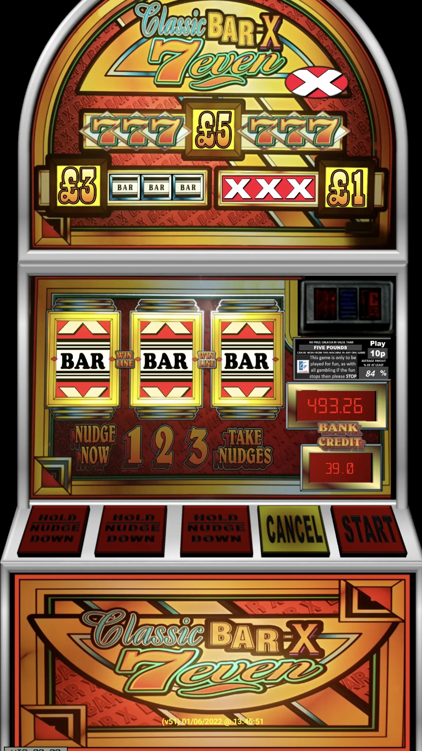 Bar X Slot UK Slot Machines | Indus Appstore | Screenshot