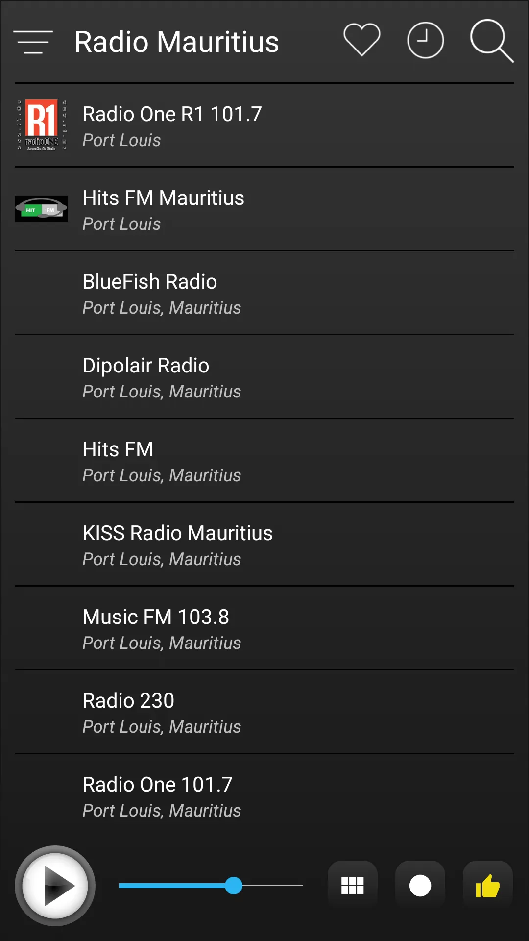 Mauritius Radio FM AM Music | Indus Appstore | Screenshot