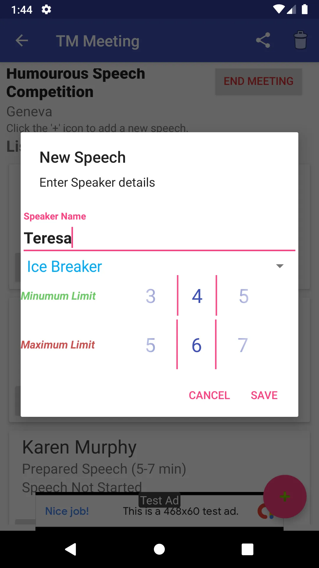 ToastMasters Timer App | Indus Appstore | Screenshot