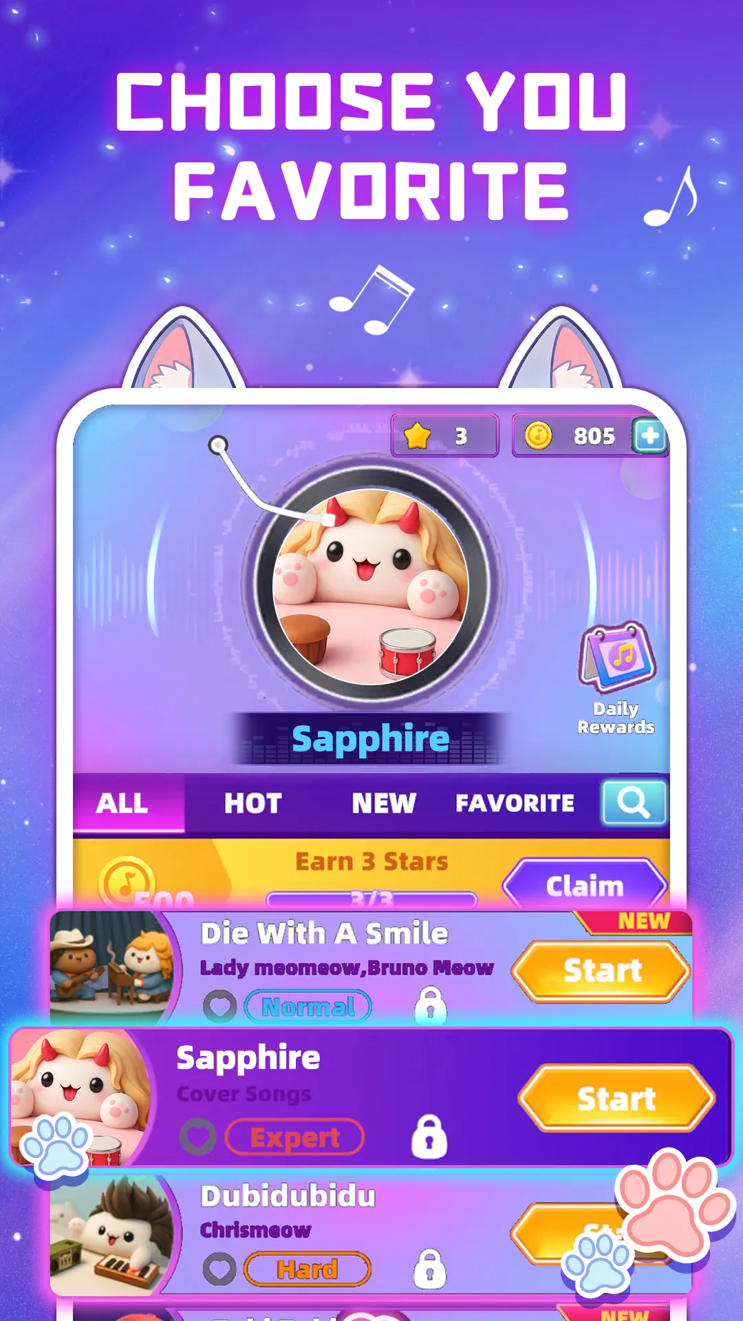 Cat Beats - Tiles Music Games | Indus Appstore | Screenshot