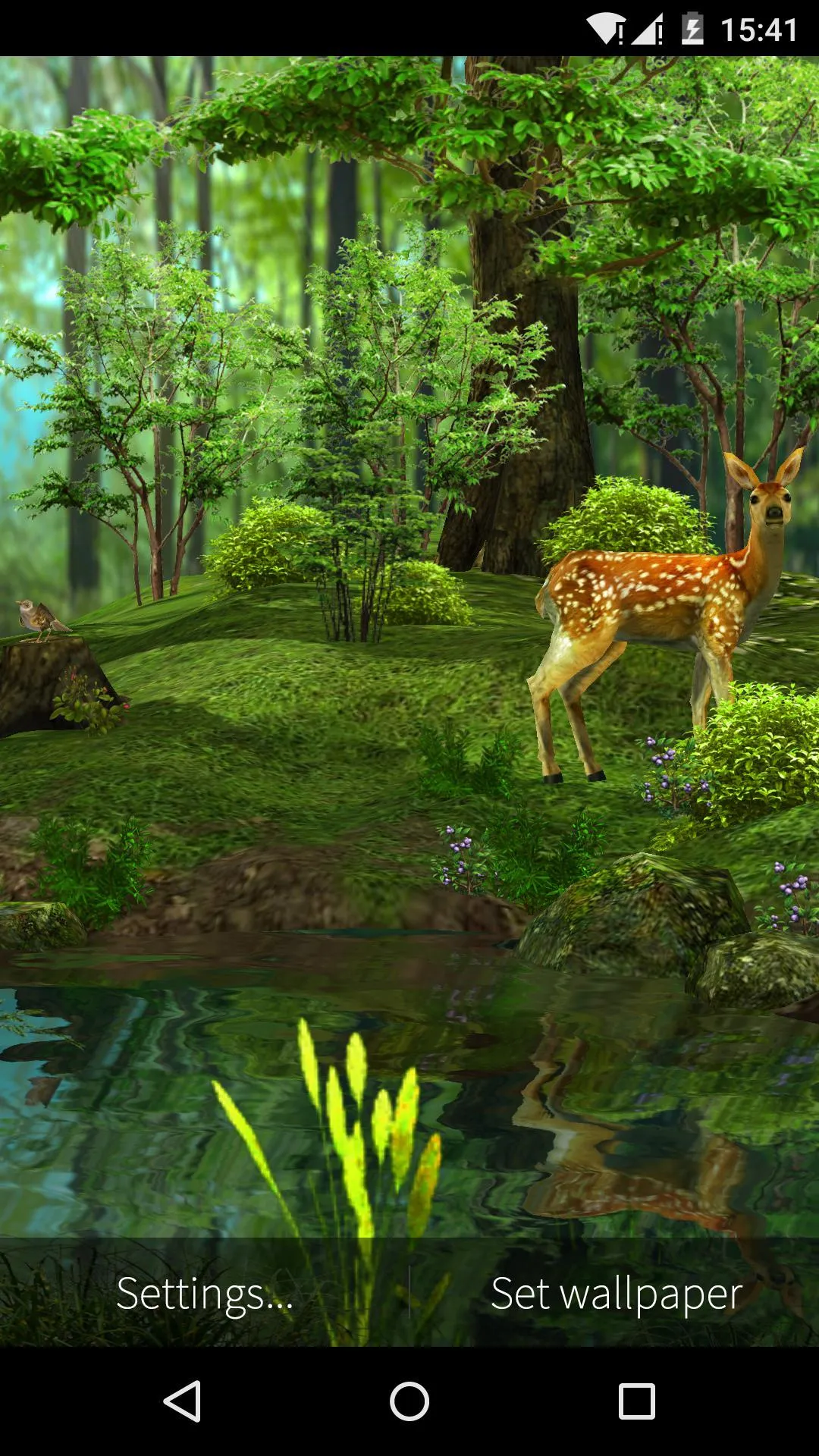 3D Deer-Nature Live Wallpaper | Indus Appstore | Screenshot