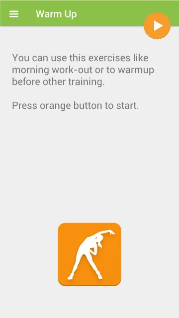 Warm up Morning exercises | Indus Appstore | Screenshot