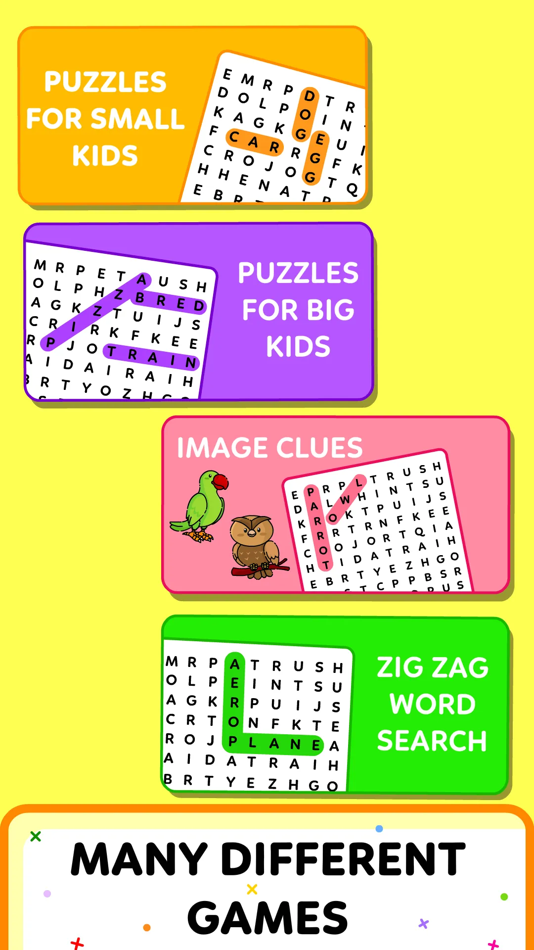 Kids Word Search Games Puzzle | Indus Appstore | Screenshot
