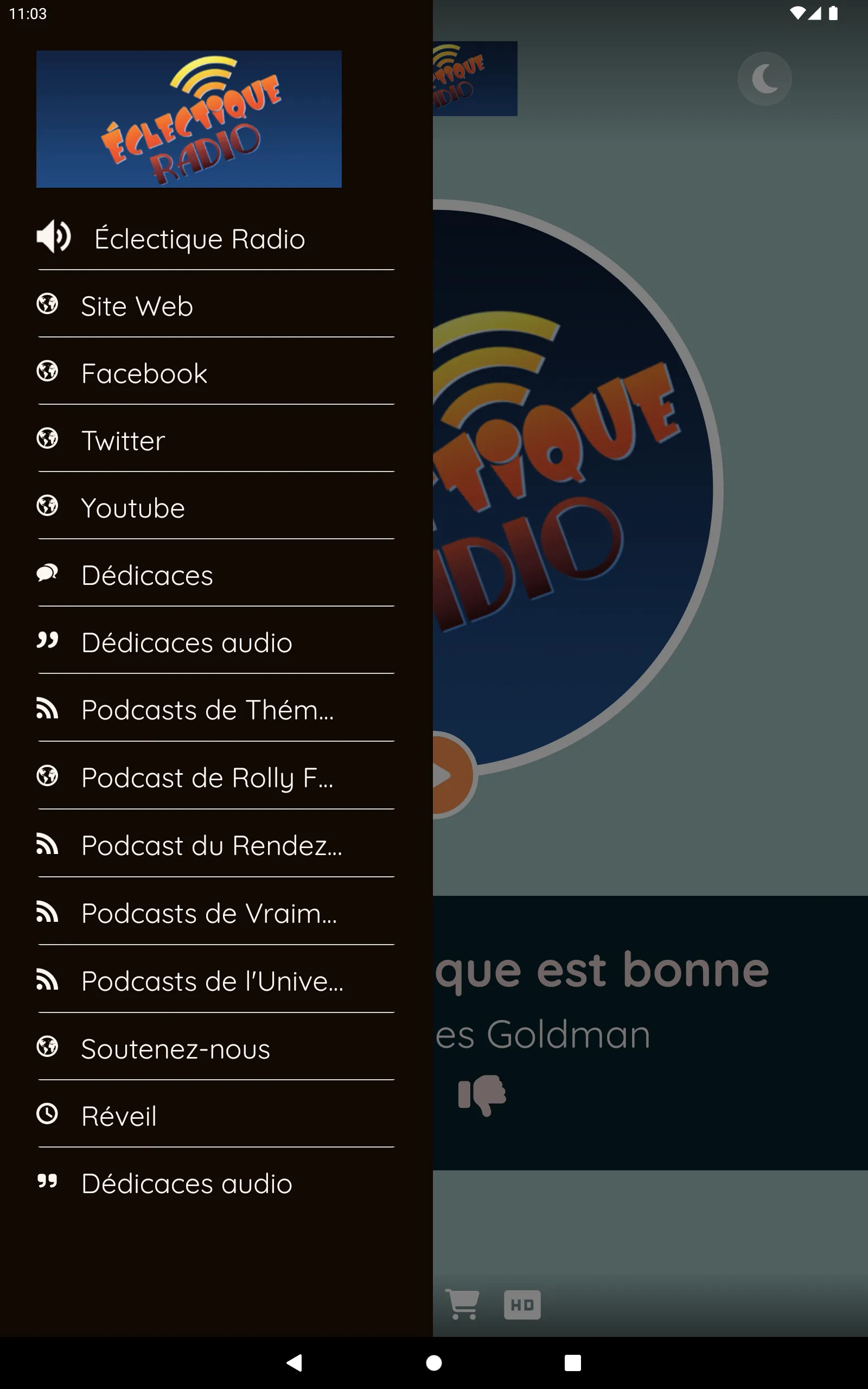 Éclectique Radio | Indus Appstore | Screenshot