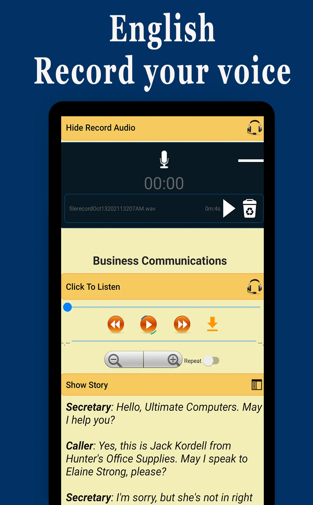 Oxford English Listening | Indus Appstore | Screenshot