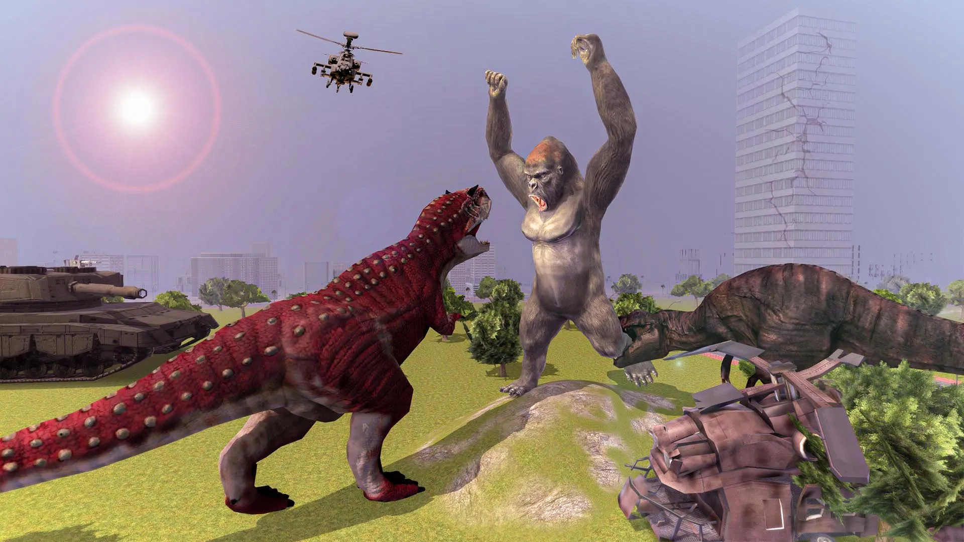 Angry Gorilla City Smasher 3D | Indus Appstore | Screenshot