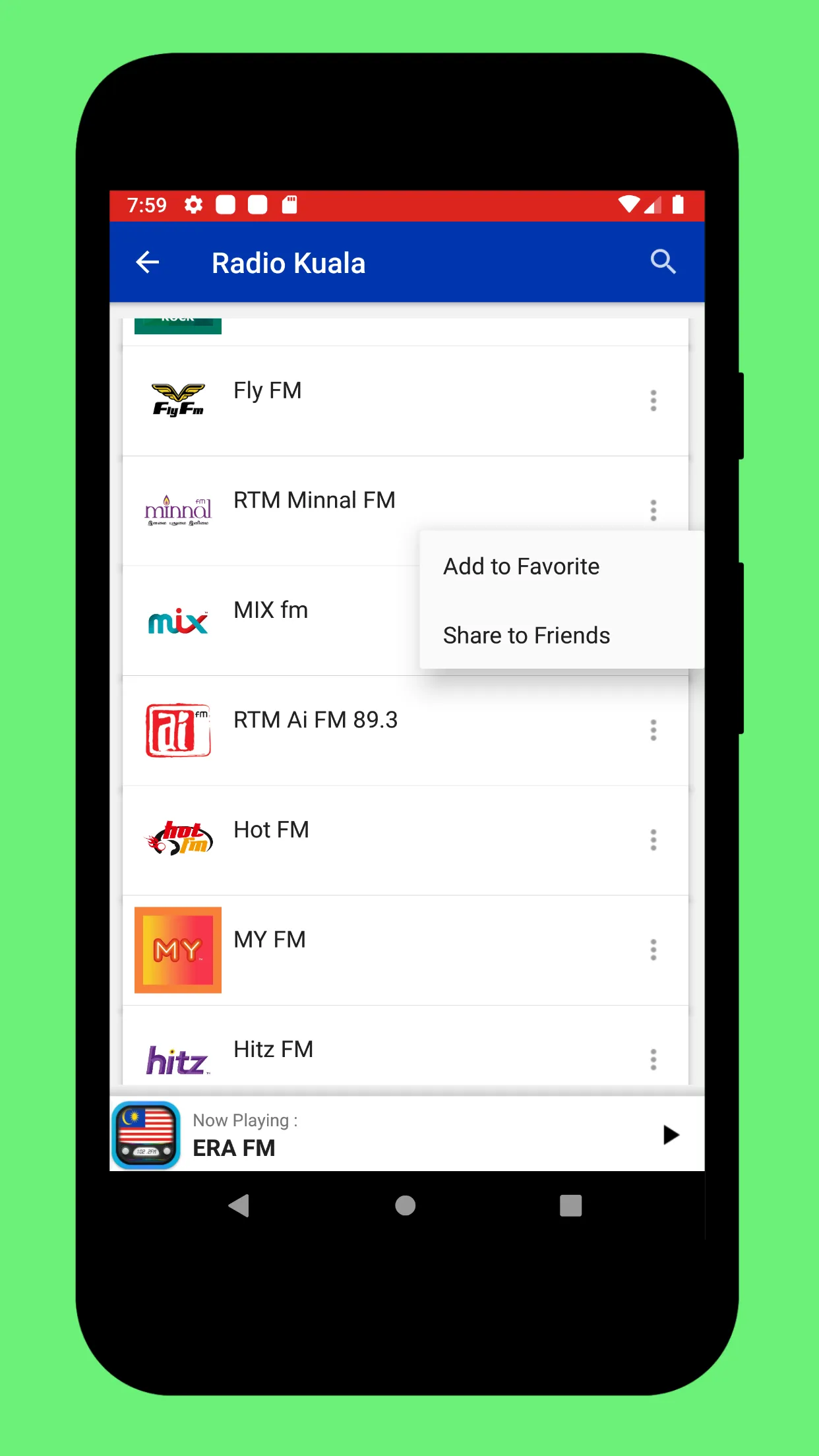 Radio Malaysia + Radio FM & AM | Indus Appstore | Screenshot