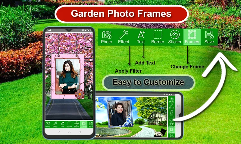 Garden Photo Frames & Editor | Indus Appstore | Screenshot