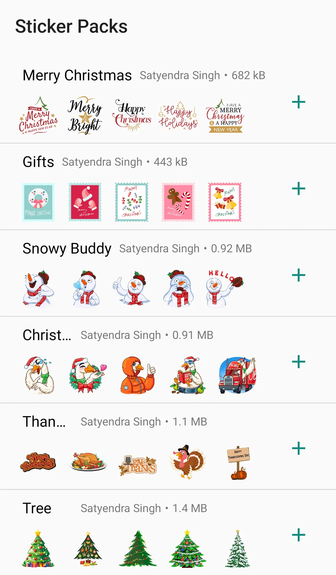 Christmas Sticker for Whatsapp | Indus Appstore | Screenshot