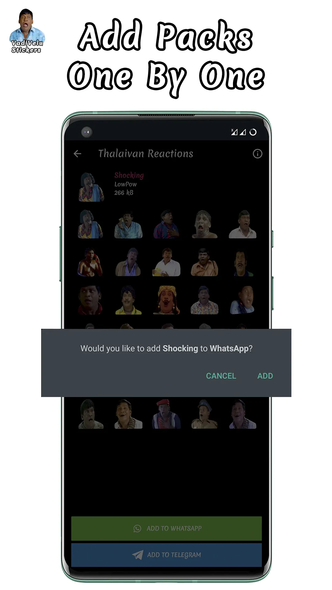 VadiStick - Vadivelu Stickers | Indus Appstore | Screenshot