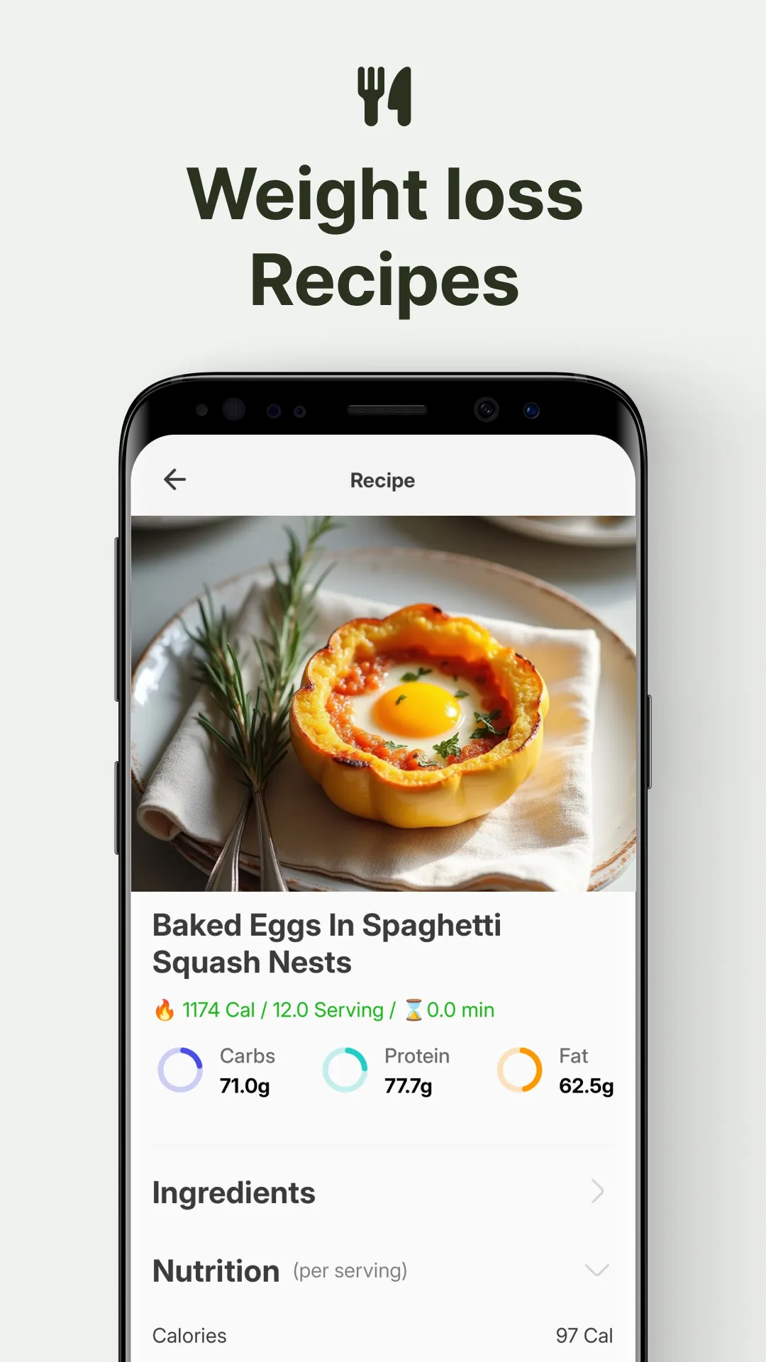 Caloric: Ai Calorie Tracker | Indus Appstore | Screenshot