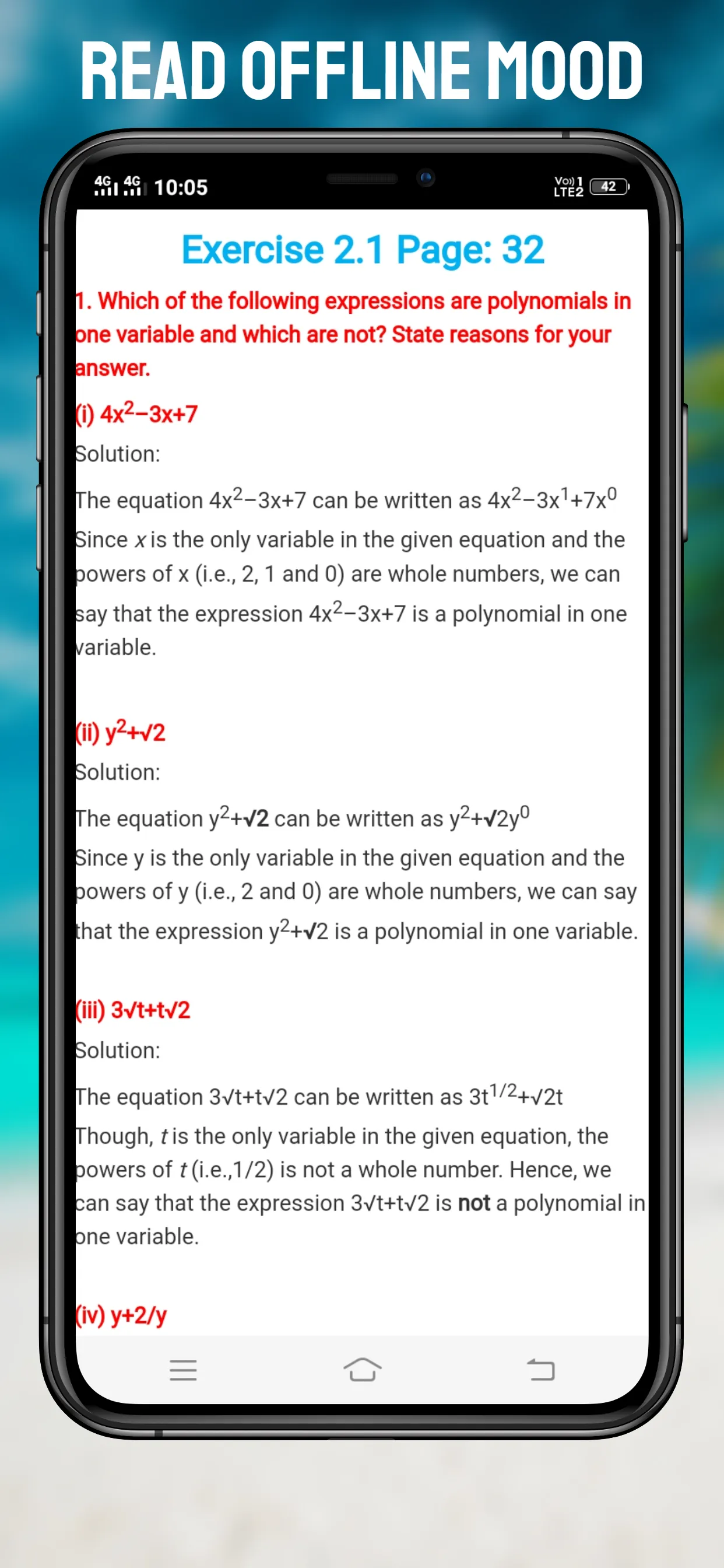 Class 9 Math NCERT Solution | Indus Appstore | Screenshot