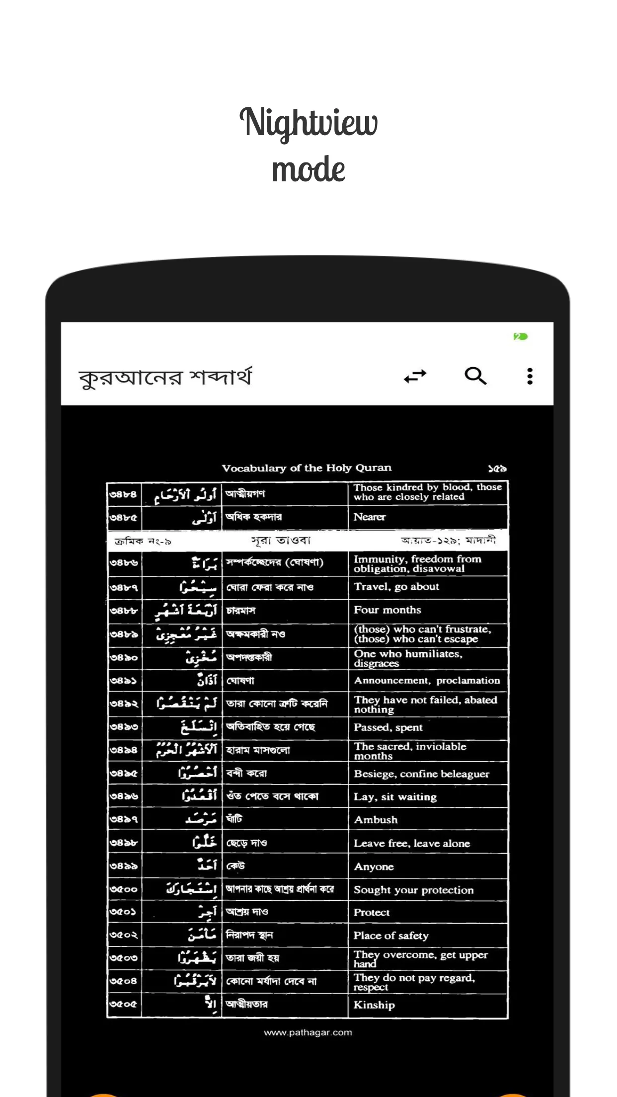 কুরাআনের শব্দার্থ | Shobdartho | Indus Appstore | Screenshot