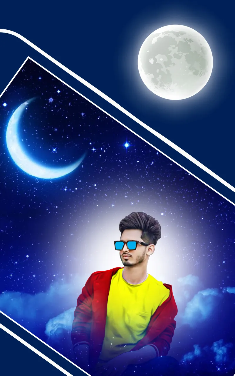 Night photo editor moon frames | Indus Appstore | Screenshot