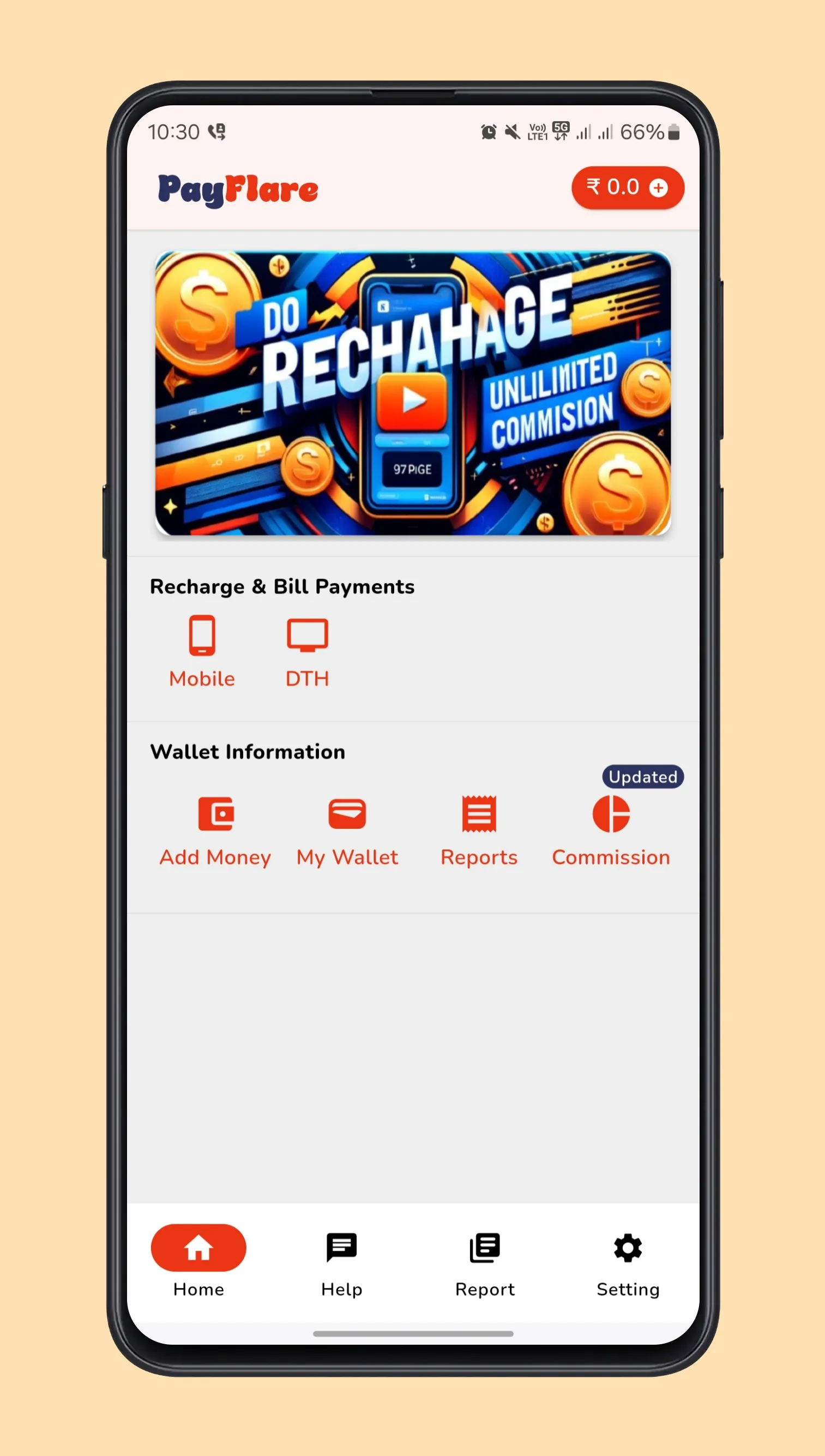 PayFlare: Recharge & Cashback | Indus Appstore | Screenshot