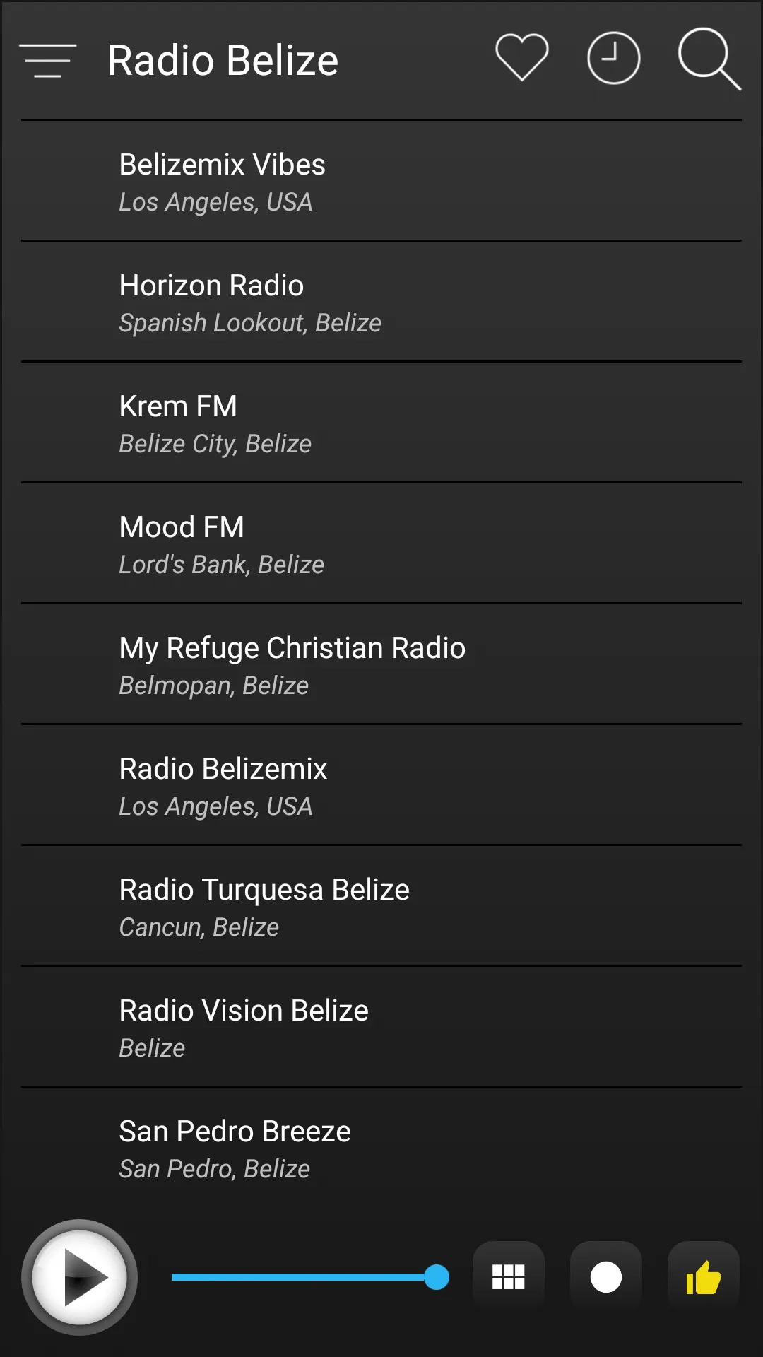 Belize Radio Stations Online - | Indus Appstore | Screenshot