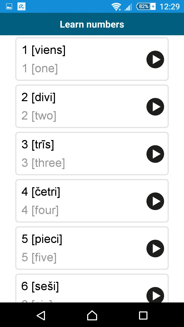 Learn Latvian - 50 languages | Indus Appstore | Screenshot